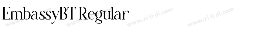 EmbassyBT Regular字体转换